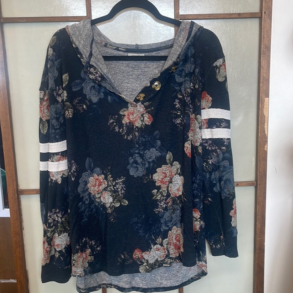 MAURICE 3/4 Button Up Sweater